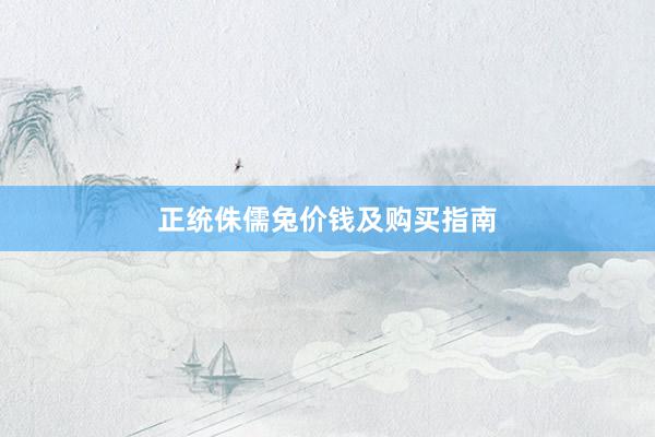 正统侏儒兔价钱及购买指南